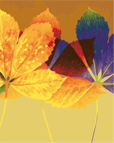 Leaf Diy Paint By Numbers Kits UK PL0174