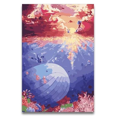 Whales Diy Paint By Numbers Kits MA247