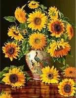 Sunflower Diy Paint By Numbers Kits UK PL0353