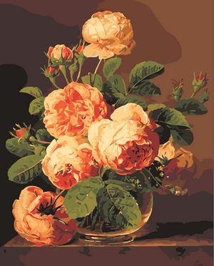 Flower Diy Paint By Numbers Kits UK PL0440