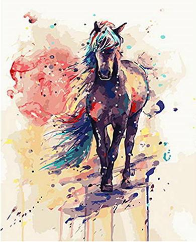 Horse Diy Paint By Numbers Kits UK AN0052