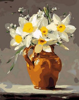 Flower Diy Paint By Numbers Kits UK PL0586