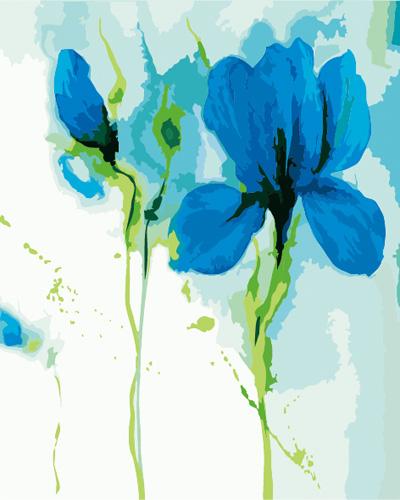 Flower Diy Paint By Numbers Kits UK PL0592