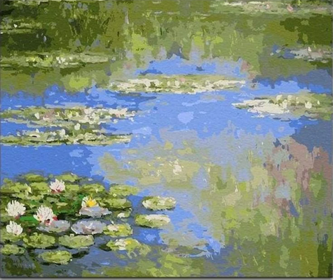 Claude Monet's Diy Paint By Numbers Kits UK LS391