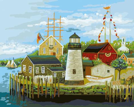 Lighthouse Diy Paint By Numbers Kits UK BU0021