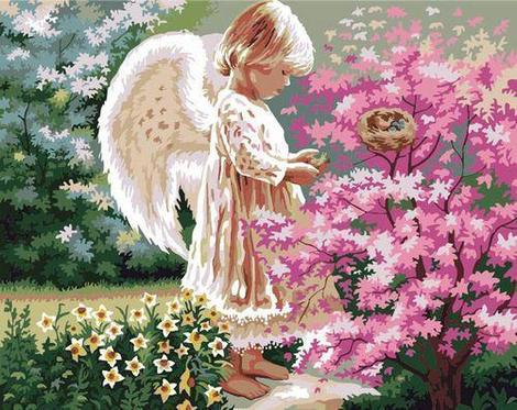 Angel Diy Paint By Numbers Kits UK PO0196