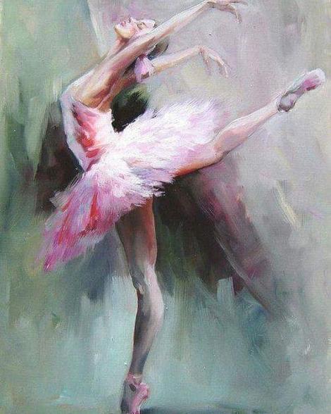 Dancer Diy Paint By Numbers Kits UK PO0059