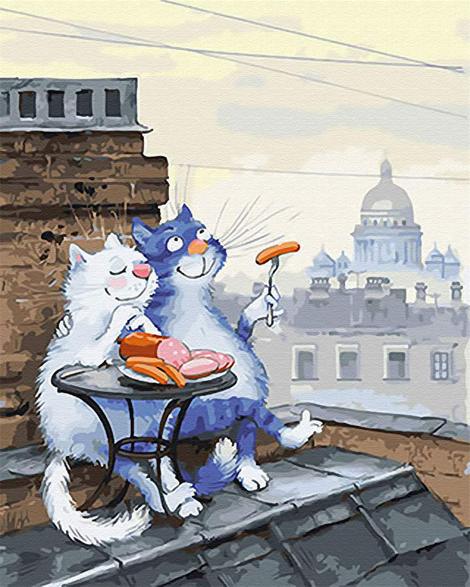 Cat Diy Paint By Numbers Kits UK PE0293