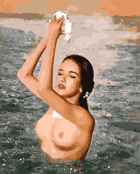 Portrait Nude Diy Paint By Numbers Kits UK PO0225