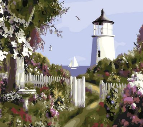 Lighthouse Diy Paint By Numbers Kits UK BU0023
