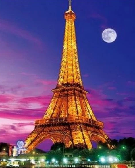 Sky Eiffel Tower Diy Paint By Numbers Kits LS282