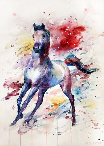 Animal Horse Diy Paint By Numbers Kits UK AN0260