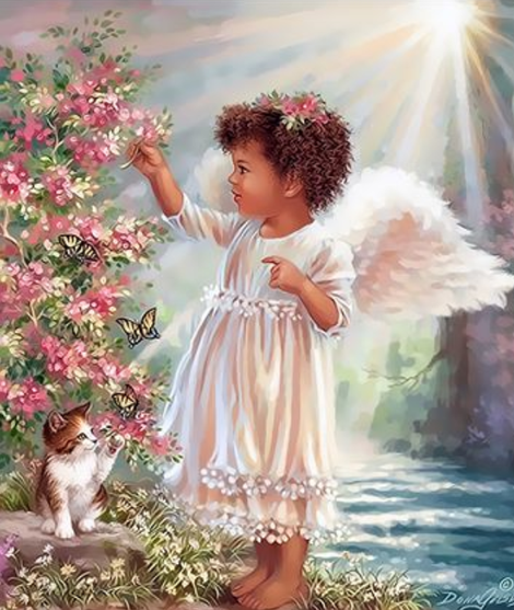 Angel Diy Paint By Numbers Kits UK PO0195