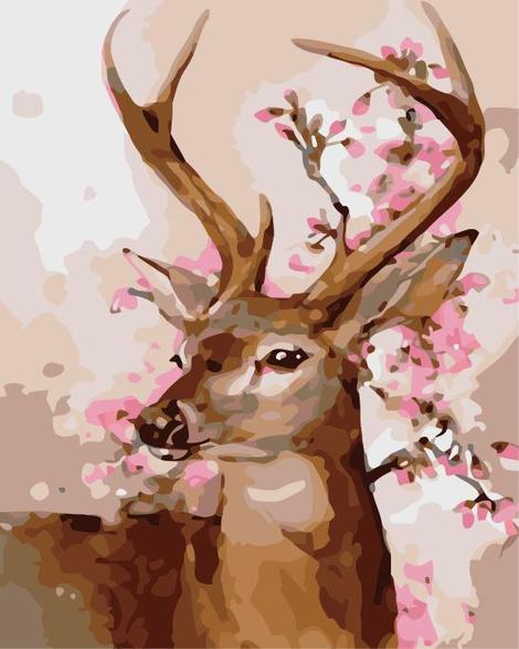 Deer Diy Paint By Numbers Kits UK AN0614