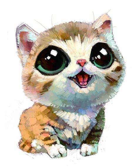 Pet Cat Diy Paint By Numbers Kits UK PE0309
