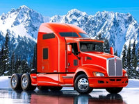 Snow Truck Diy Paint By Numbers Kits UK VE0073