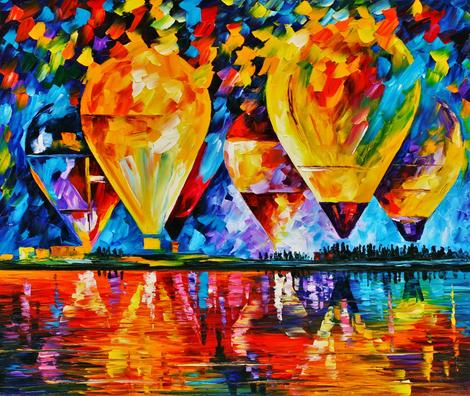 Hot Air Balloon Diy Paint By Numbers Kits UK PP0166