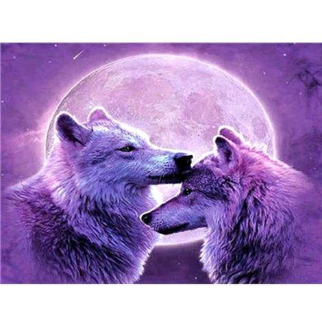 Animal Wolf Diy Paint By Numbers Kits UK AN0585