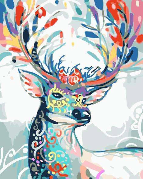 Deer Diy Paint By Numbers Kits UK AN0108