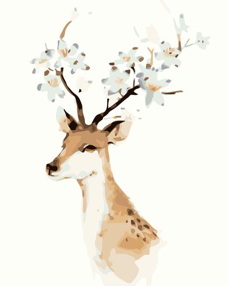 Deer Diy Paint By Numbers Kits UK AN0109
