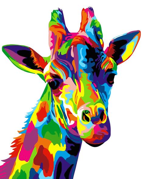 Giraffe Diy Paint By Numbers Kits For Adults UK AN0113