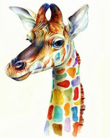 Giraffe Diy Paint By Numbers Kits UK AN0118