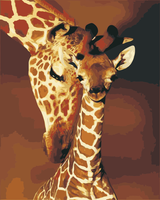 Giraffe Diy Paint By Numbers Kits UK AN0119