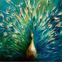 Peacock Diy Paint By Numbers Kits UK AN0124