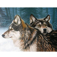 Wolf Diy Paint By Numbers Kits UK AN0574