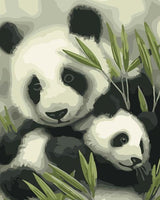 Panda Diy Paint By Numbers Kits UK AN0147