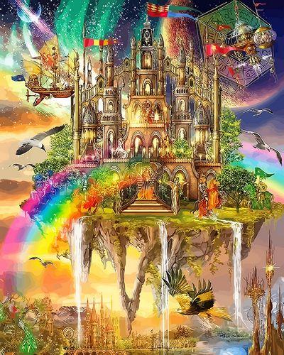 Fantasy Mystical Diy Paint By Numbers Kits UK BU0005
