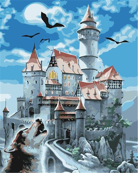 Landscape Castle Paint By Numbers Kits UK BU0003