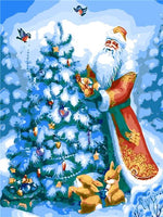 Christmas Paint by Numbers Kits UK CH0019