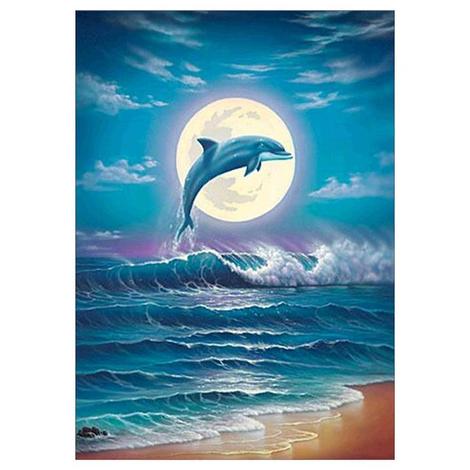 Dolphin Diy Paint By Numbers Kits MA191