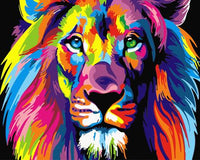Lion Diy Paint By Numbers Kits For Adults UK AN0021