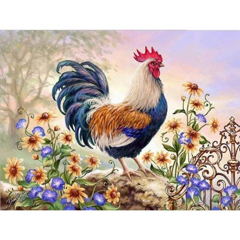 Animals Cock Diy Paint By Numbers Kits UK FA0140