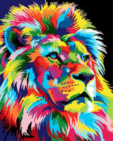 Lion Diy Paint By Numbers Kits UK AN0022