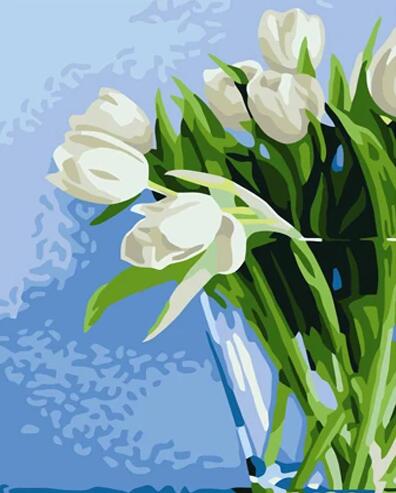 Tulips Diy Paint By Numbers Kits UK PL0232