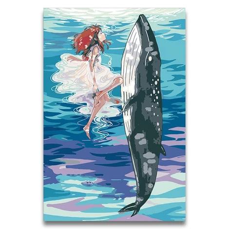 Whales Diy Paint By Numbers Kits MA245