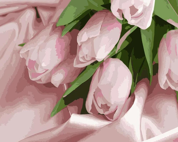 Tulips Diy Paint By Numbers Kits UK PL0243