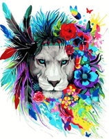 Lion Diy Paint By Numbers Kits UK AN0025