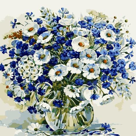 Chrysanthemum Diy Paint By Numbers Kits UK PL0282