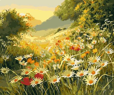 Chrysanthemum Diy Paint By Numbers Kits UK PL0286