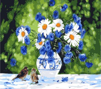 Chrysanthemum Diy Paint By Numbers Kits UK PL0294