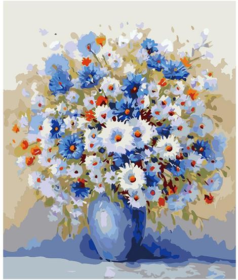Chrysanthemum Diy Paint By Numbers Kits UK PL0297