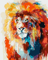 Lion Diy Paint By Numbers Kits UK AN0030
