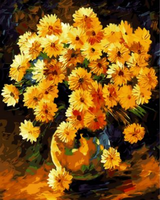 Chrysanthemum Diy Paint By Numbers Kits UK PL0310