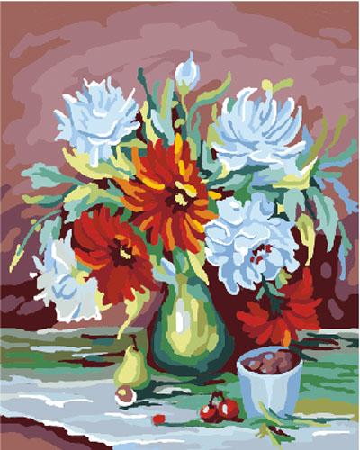 Chrysanthemum Diy Paint By Numbers Kits UK PL0315