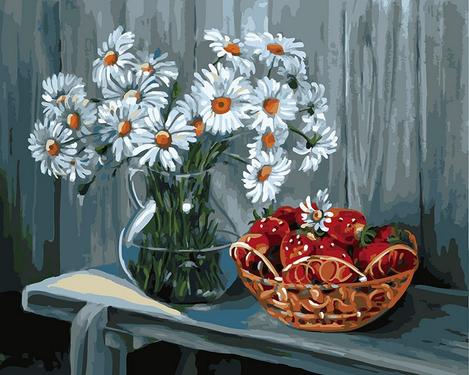 Chrysanthemum Diy Paint By Numbers Kits UK PL0318