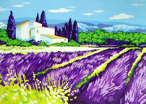 Lavender Paint By Numbers Kits UK PL0324